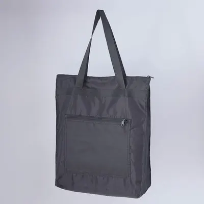Большая вместительная складная сумка для покупок, переносная сумка-переноска, Экологичная сумка для покупок в супермаркете, водонепроницаемая сумка Оксфорд - Цвет: Черный
