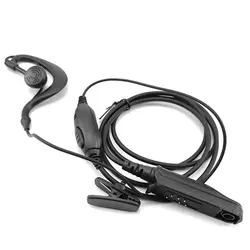 Аудио G образный портативный микрофон PTT Walkie Talkie Заушник наушники водонепроницаемый прочный шумоподавление Эргономичный для Baofeng UV-9R
