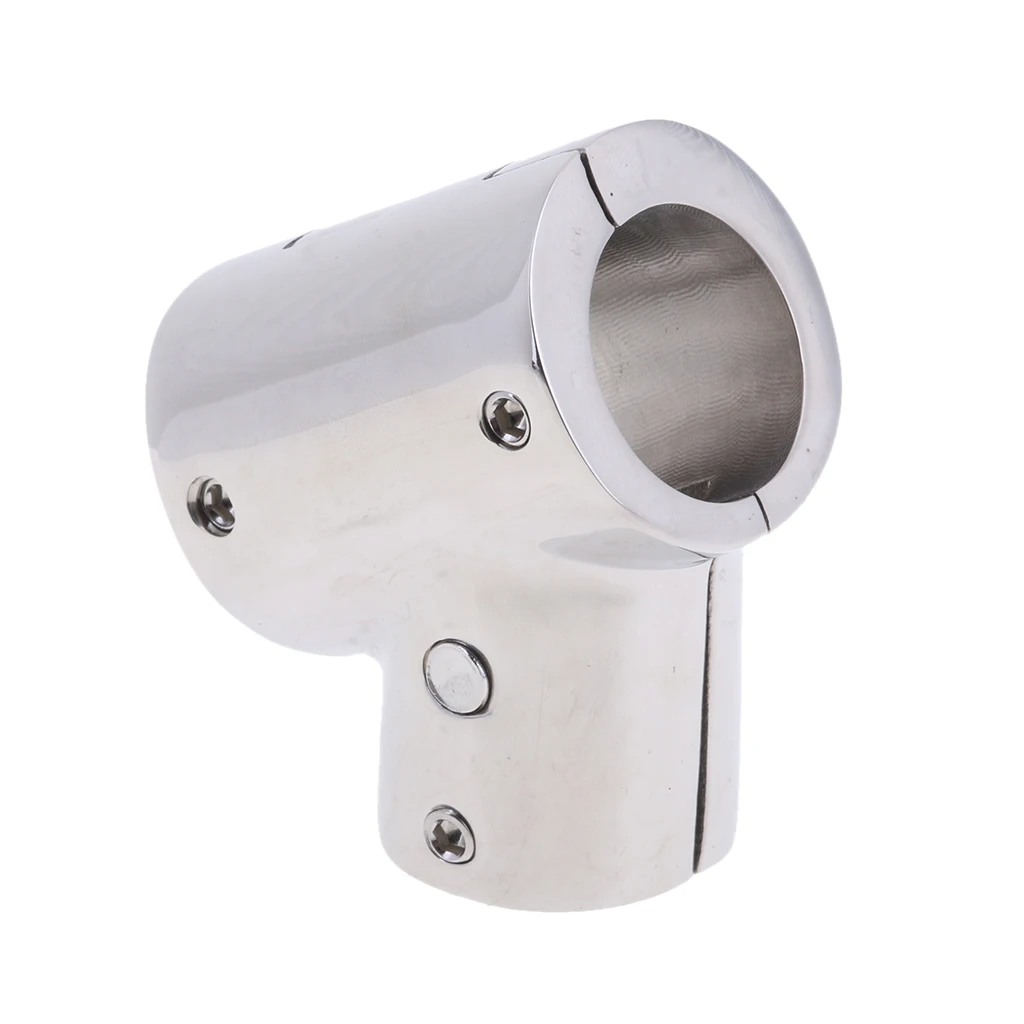 25mm Boat Handrail Fitting 60 Degree Tee 3 Way - 316 Stainless Steel