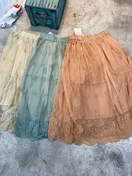 

2020 summer new Mori women's wild casual skirt