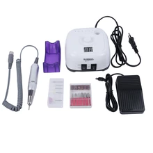 25 Вт 35000 об/мин Электрический станок для маникюра, полировщик для ногтей, шлифовальная машина для глазирования геля, лака, маникюра, педикюра, напильники, набор инструментов