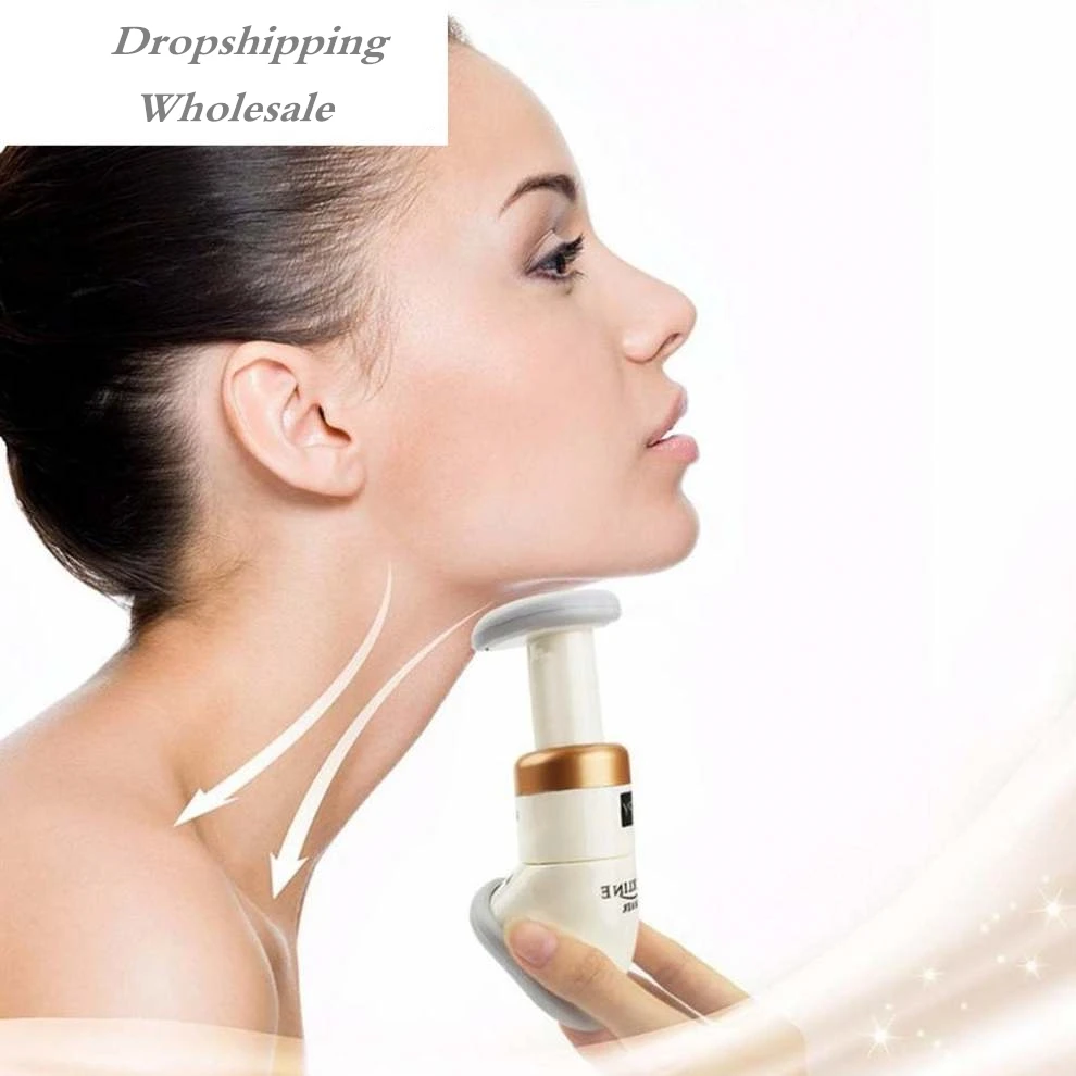 

Mini Portable Neck Slimmer Neckline Exerciser Chin Massager Reduce Double Chin Thin Skin Jaw Body Massager Health Care Tool