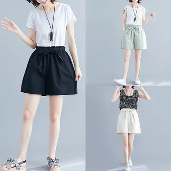 

Hollow Out Bow-knot Shorts Woman Fashion Shorts Summer Woman Short