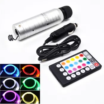 

6W Atmosphere RGB LED Remote Controller Fiber Optic Light Car Use Ceiling Mini Star Multipurpose Decoration DIY Night KTV Hotel