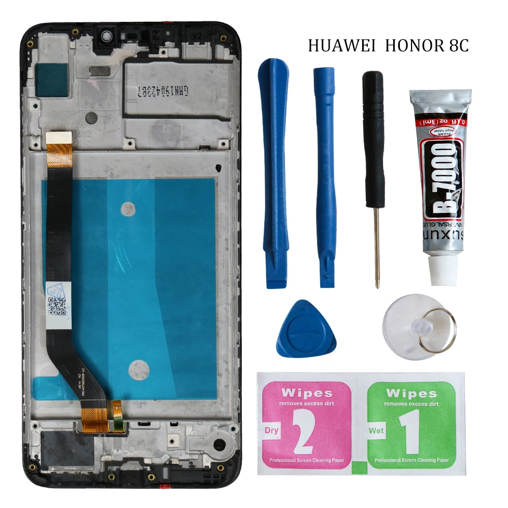 

Original for Huawei Honor 8C LCD Display Screen Touch Digitizer Assembly for Honor 8C BKK-AL10 LCD Display 10 Touch Repair Part