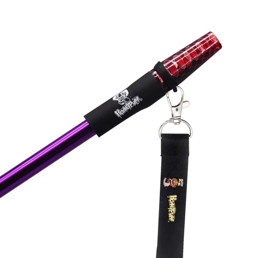 Boquilla DE Hookah reutilizable de HONEYPUFF con correa de cuerda para