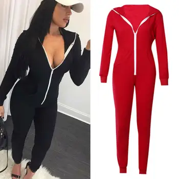 

Women's Autumn Sportswear Pants Suit Casual Tracksuit Jogging Hoodies Set Women Jumpsuit