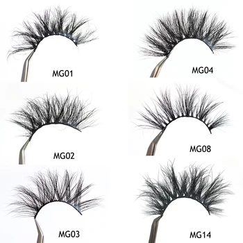 

100% Mink Lashes 25mm 3D Mink Eyelashes Extension Makeup Natural False Eyelashes Volumn Lash Extension Eyelashes Faux Cils