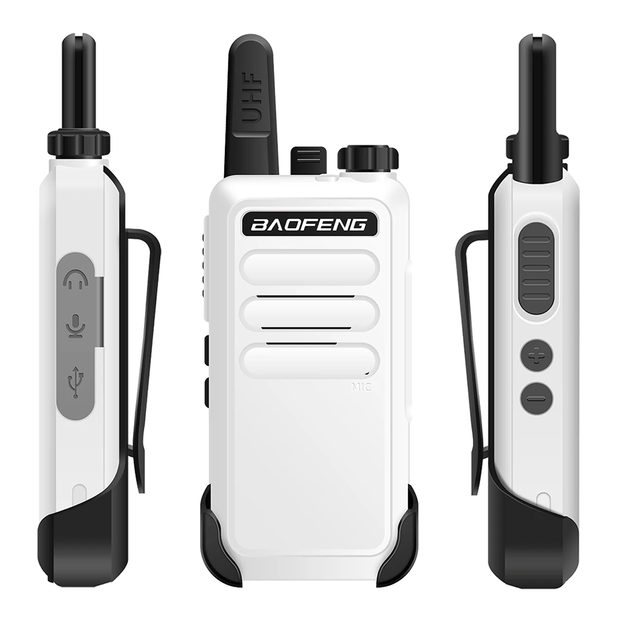 Baofeng BF-C9 мини иди и болтай Walkie Talkie “иди и набор Портативный радио УВЧ USB зарядки дальний двухстороннее Любительское радио, Си-Би радиосвязь обновления BF-888S
