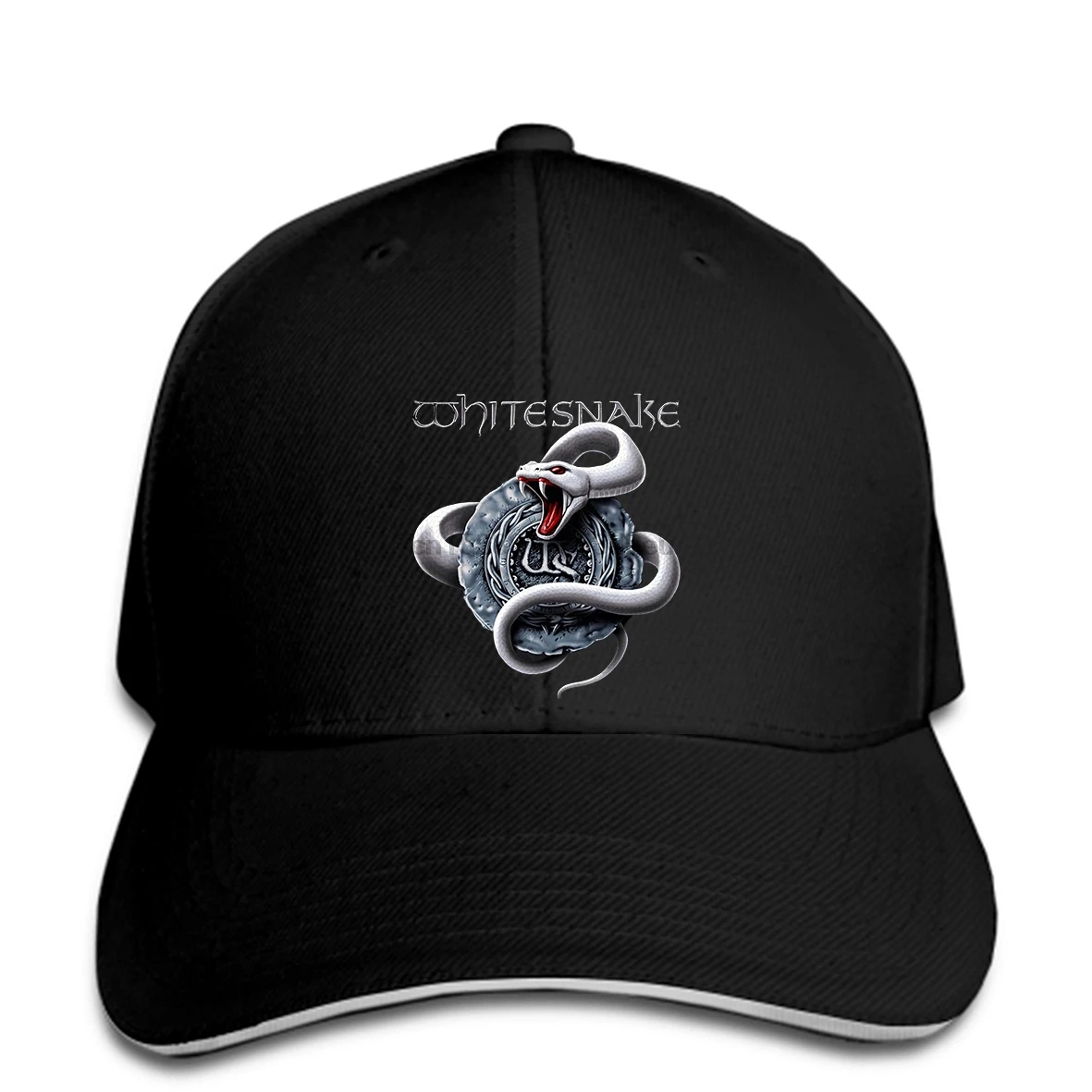 Whitesnake Greatest Band Tour черная бейсболка, бейсболка, топ с забавным принтом, простой стиль, бейсболка, остроконечная Кепка