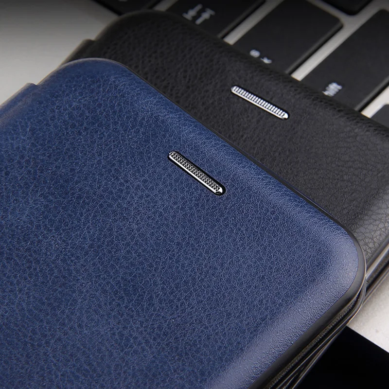 Брендированный флип-чехол из кожи для samsung Galaxy Note 10 Pro 9 8 S10e S10 S9 S8 J4 J6 плюс S7 край A10 A20 A20e A30 A40 A50 A70 чехол-портмоне