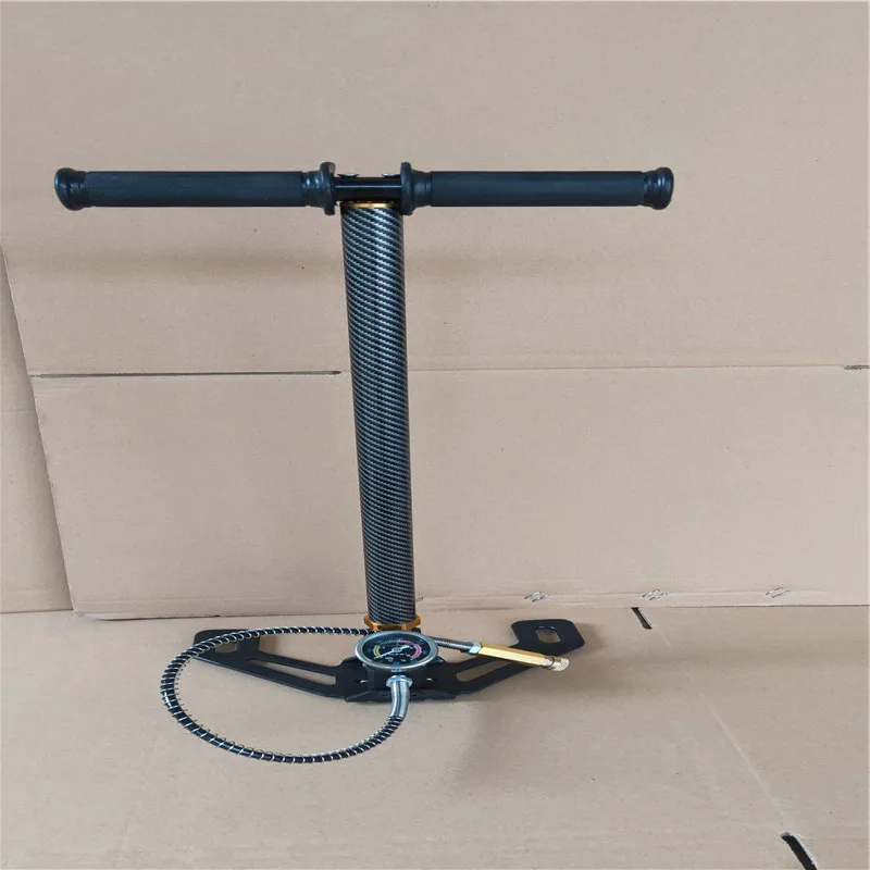 Fast Delivery Top Quality High Pressure 3 Stage PCP Car Mini Hand Operated Air Pump Hunting PCP pump 300bar 30mpa 4500psi