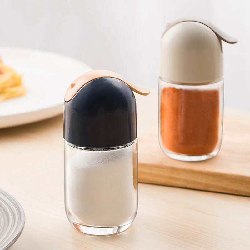 Automatic Opening Seasoning Jar, Salt And Pepper Shakers Kitchen