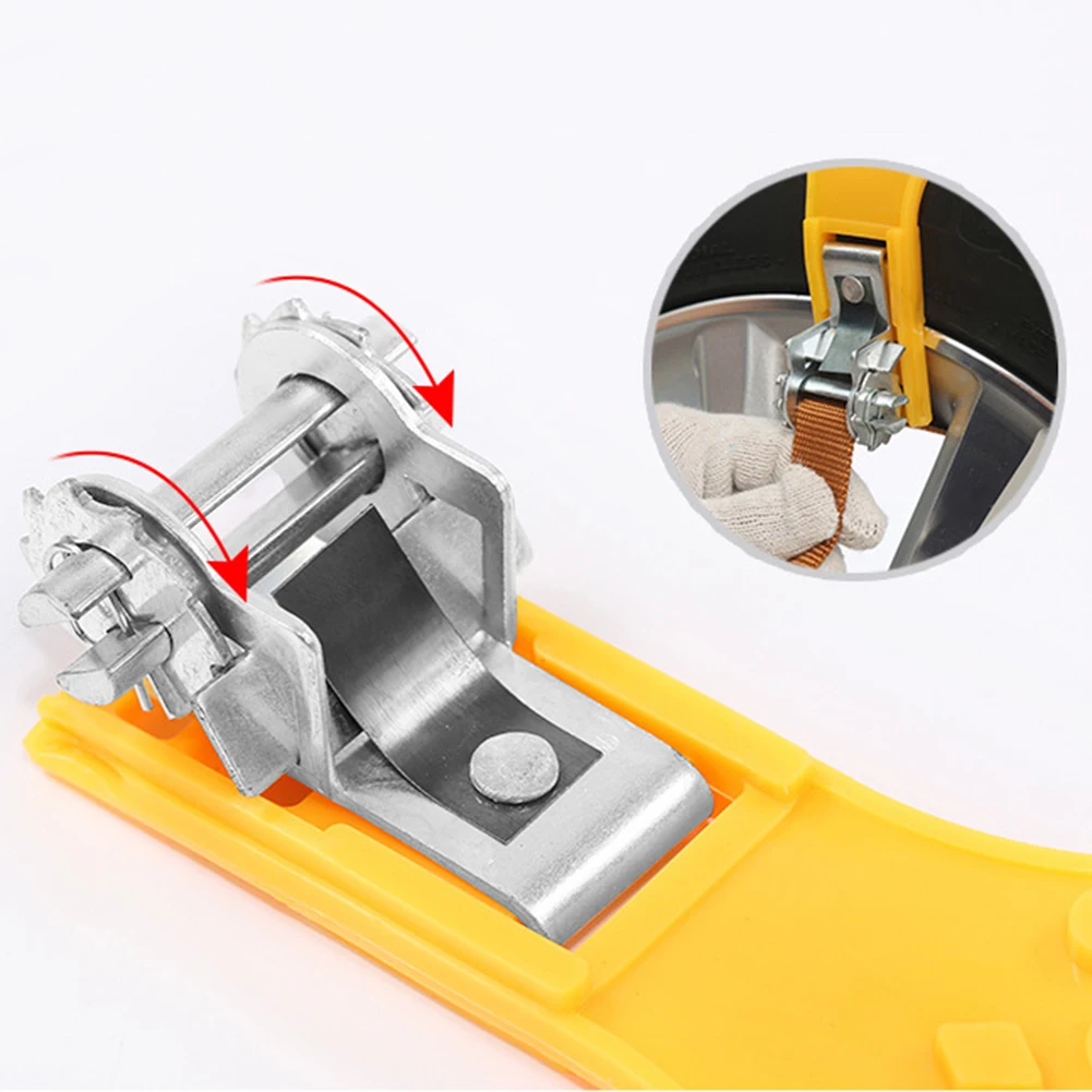 3pcs/set Car Tyre Winter Roadway Safety Tire Snow Adjustable Anti-skid Safety Double Snap Skid Wheel TPU Chains For Truck SUV