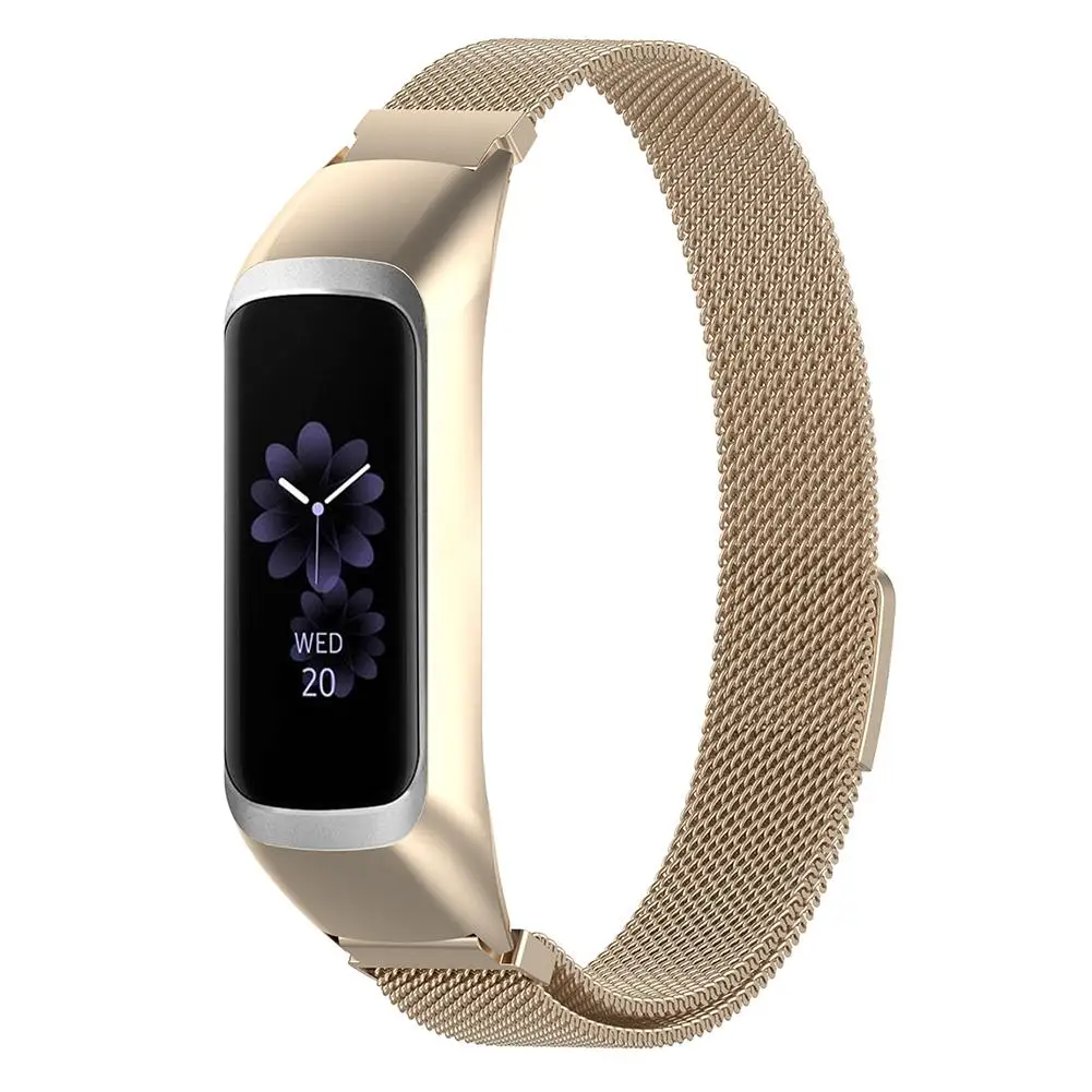 

Milanese Loop Metal Band Stainless Steel Wrist Band Strap for Samsung Galaxy Fit-e R375 Smart Bracelet Watch Strap Accessories