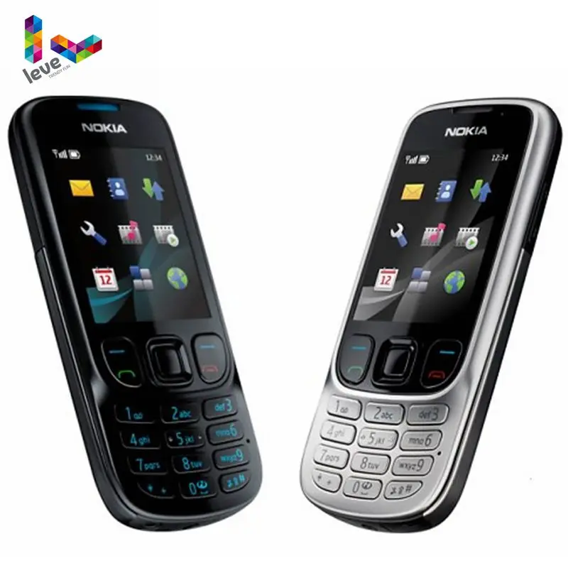 Оригинальный разблокированный Nokia 6303 Classic 6303C FM GSM мобильный телефон с поддержкой