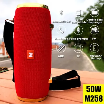 

Wireless Bluetooth Speaker Portable Column Super Bass Stereo Music System Center Subwoofer for Computer FM AUX TF Caixa de som