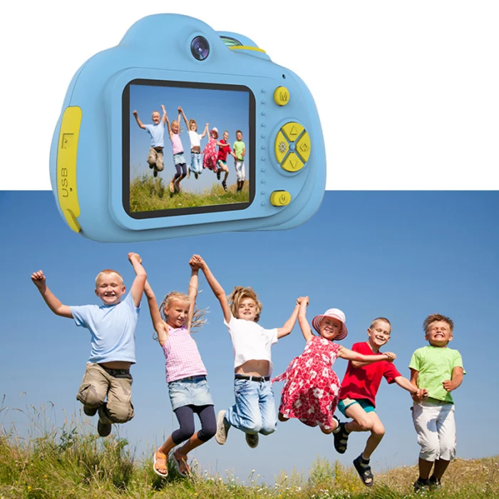 Children Camera 1080P HD Mini Cartoon Camera with 2 Inches LCD Screen for Kids OD889