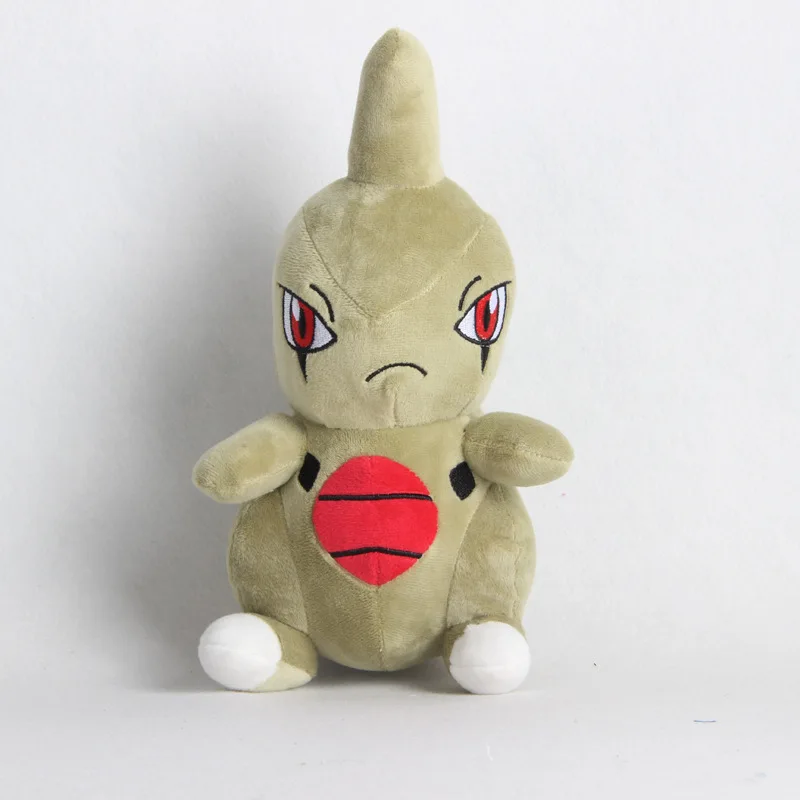 Larvitar 27cm 18-23 см Плюшевые Пикачу Mr. Mime aerodactil Golduck Growlithe Raichu Мягкие Мультяшные игрушки Красивые куклы игрушки подарок на Рождество, Хэллоуин для детей - Цвет: Larvitar 27cm