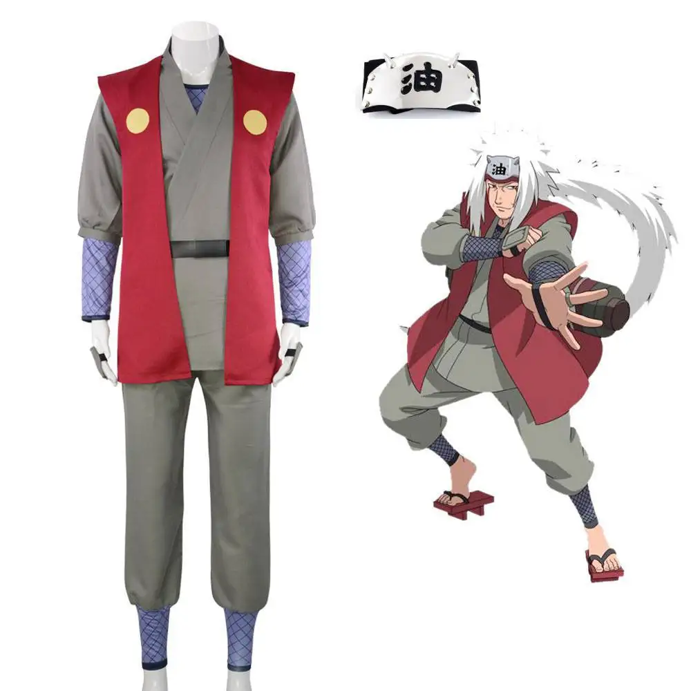 Костюм-кимоно Jiraiya для косплея аниме костюм Хэллоуина полный комплект комиксов |