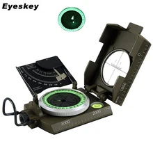 Многофункциональный Военный компас для выживания, Походов, Кемпинга, водостойкий геологический компас, металлический цифровой компас, карта, инструмент