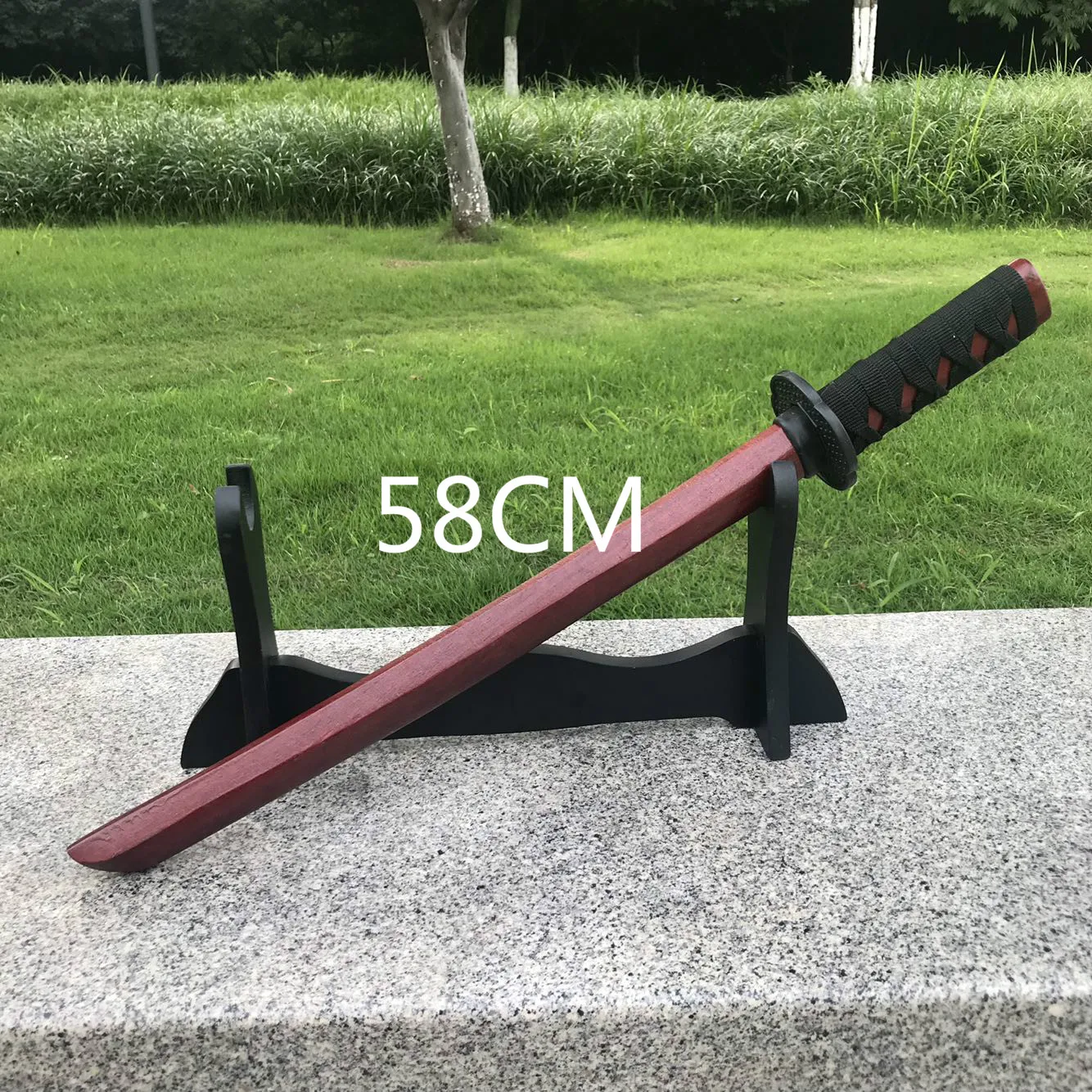 

2019 New 58 Cm Solid Wood Stick Knife Toy Cosplay Performance Props Personal Hobby Collecting Handicraft