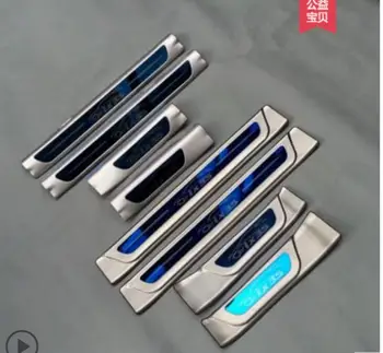 

for Hyundai IX35 2018 2019 stainless steel Plate Door Sill Welcome Pedal Car Styling Accessories (inside + outside)