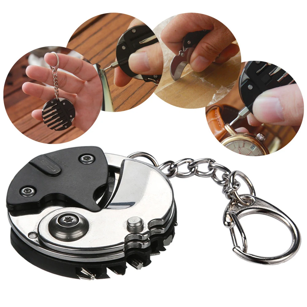

Hanging Folding Multi-function Screwdriver Cutter Watch Repair Tool Portable NEW