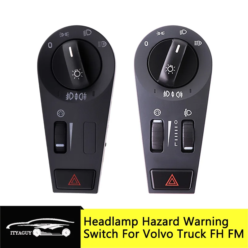 for Volvo Truck FH FM VNL Hazard Warning Switch Headlight Fog Lamp