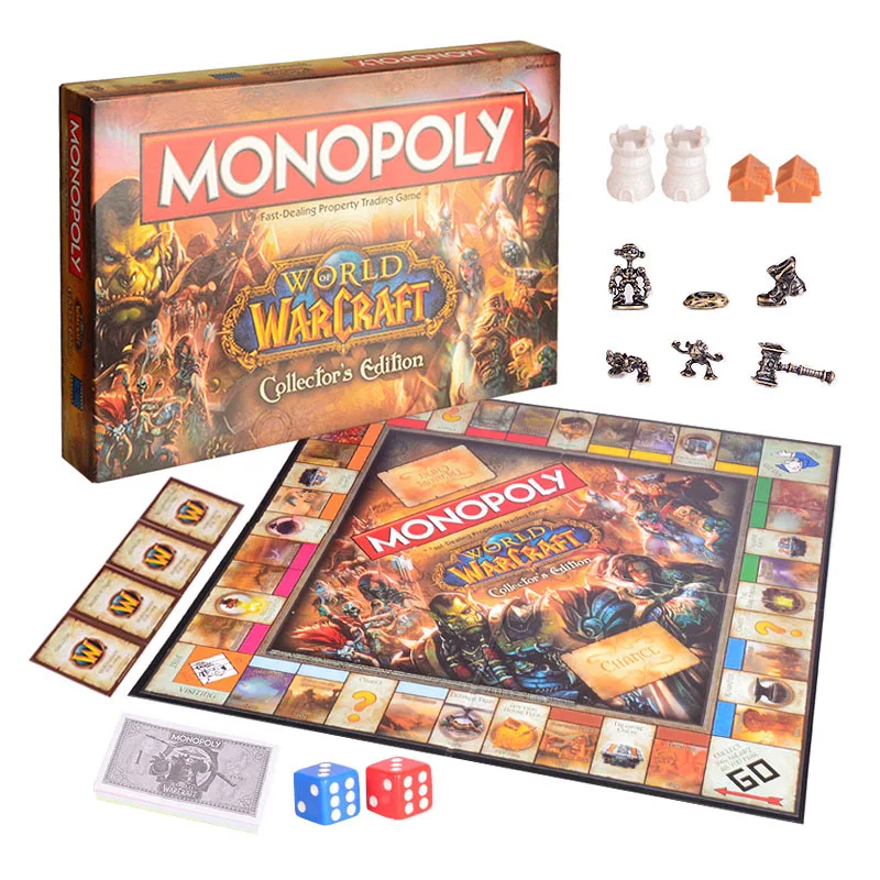  Hasbro Board Game Play Table Card Gaming MONOPOLY DOCTOR WHO ZELDA WARCRAFT Collections Gifts