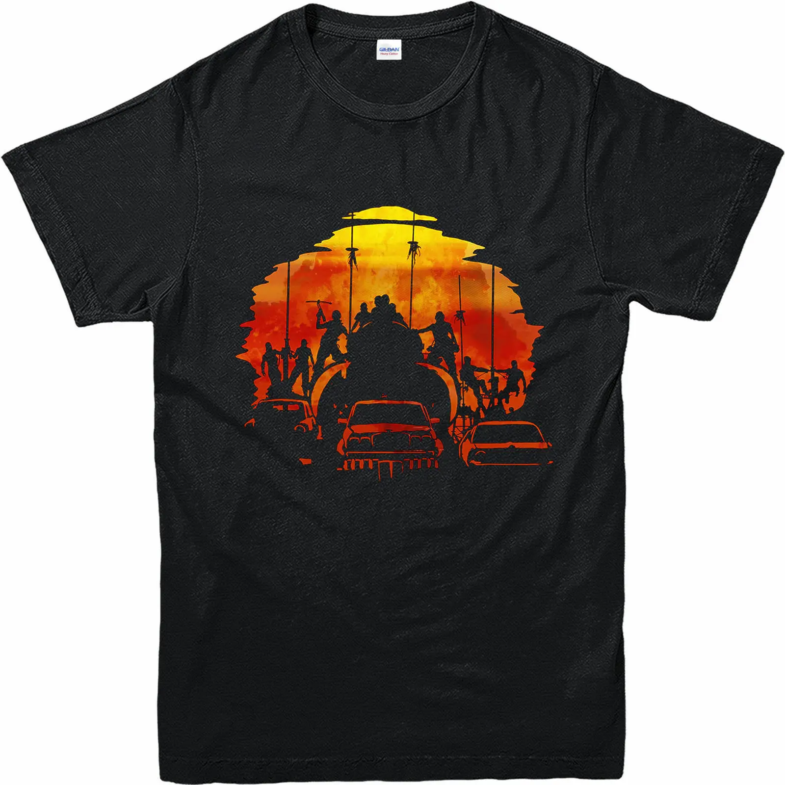 

Mad Max Fury Road T-Shirt, Sunset Birthday Gift Unisex Adult & kids Tee Top