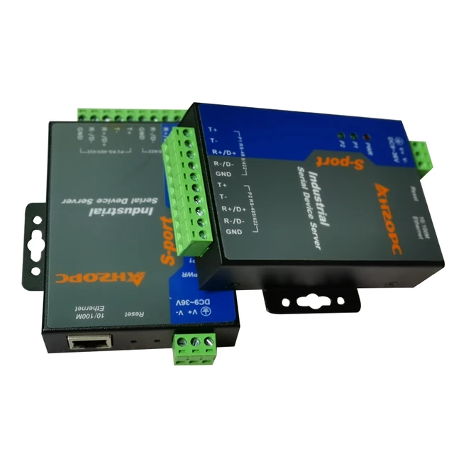 Ipari Fokozatú 2-Port 485 Soros Szerver 2-Irányú 485-Re Az Ethernet Hálózati Kiterjesztés Opc7213C