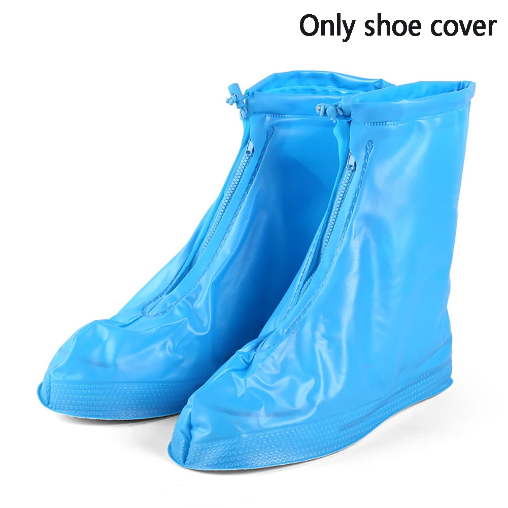 

1 Pair Cycling Thick Accessories Non Slip Rain Boots Waterproof Reusable Indoor Outdoor Unisex Shoe Cover Device Wear Resistant