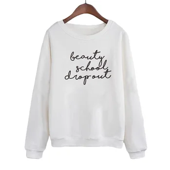 

Women Tops Japanese The Hoopers Album Beauty School Drop Out Sweatshirt Autumn Crewneck Hoodies CasualLong Sleeve Pullover