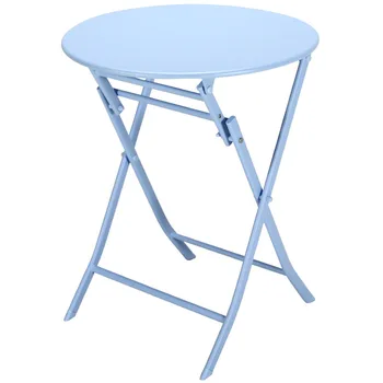 

ins Balcony Folding Table Small Square Northern Europe Family Simple Round Iron