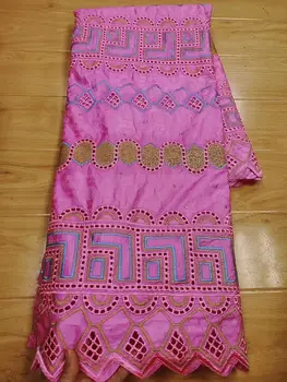 

high quality African bazin riche fabric with stone 2020 latest fashion embroidery bazin lace fabric for dress 5yards/lot