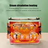 Electric Microwave Heating Lunch Box Food Storage Container for Student Office Worker Double-layer Insulation Lunch Container 3
