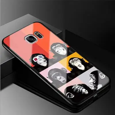 A3 Чехол для samsung Galaxy S7 Edge из закаленного стекла с рисунком из мягкого силикона с узором Чехлы для samsung Galaxy S 7 Edge задняя крышка - Цвет: A3