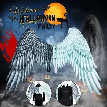

Large Adult Angel Wings Fairy Feather Fancy Dress Costume Party Halloween Prop Decoration