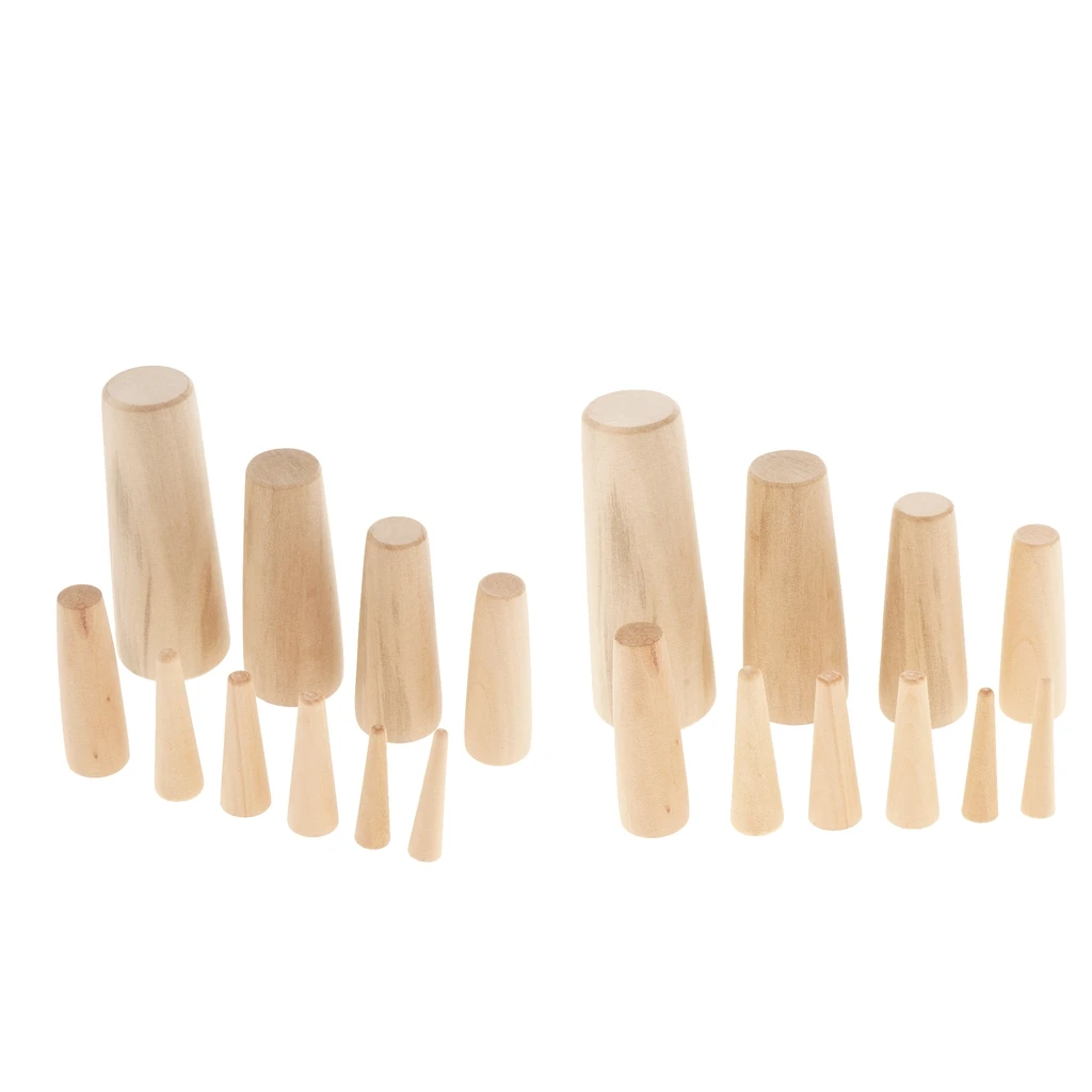 Set of 20 Assorted Soft Emergency Wood Plugs for Boats/Marine/Sailing