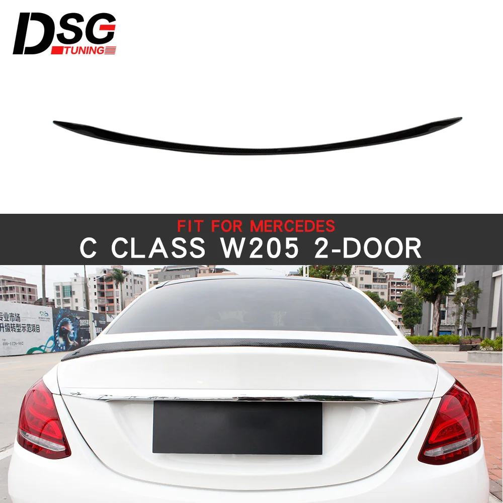 

Rear Trunk Lip Wing Boot C63 Style Spoiler For Mercedes-Benz C Class W205 Coupe 2-Door 2014--up