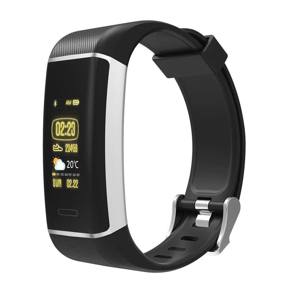 W7 Smart Bracelet Separate GPS Sports Positioning Track Pace Bluetooth Color Screen Heart Rate Weather Information Waterproof