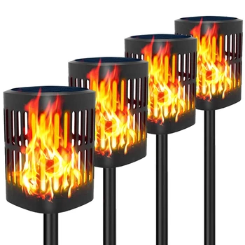 

Solar Torch Flame Lights Waterproof Dance Flame Lighting Solar Garden Light Outdoor Landscape Decoration Lighting Dusk to Dawn A