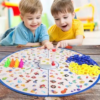 

Board Game Little Detective Card Game Memory Game Table Game Suitable For Children Family Matching Games Educational Toys