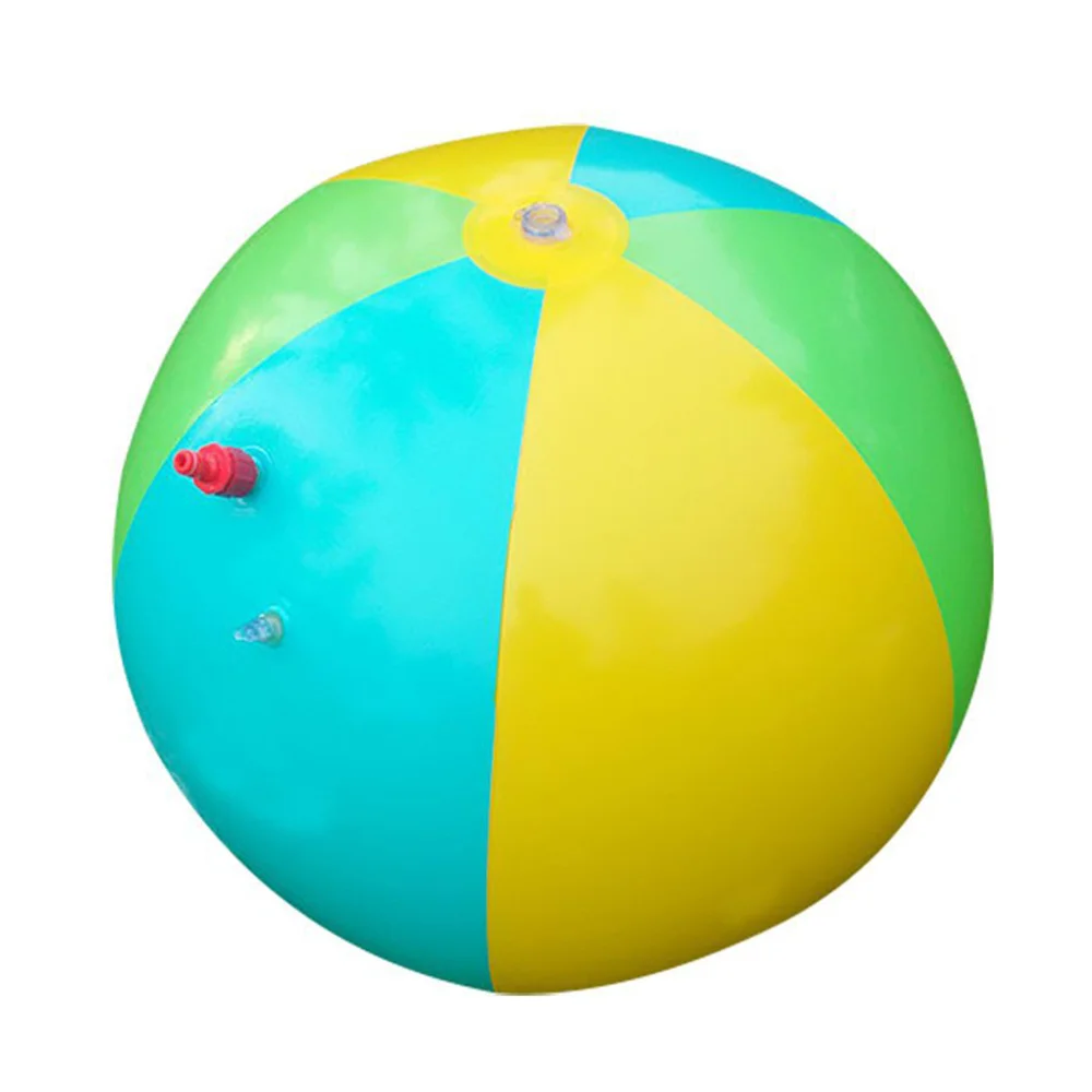 

1Pc Interesting Safe Durable Creative Inflatable Ball Outdoor Supply Kids Summer Toy Water Spray Ball for Beach Park Garden Lawn
