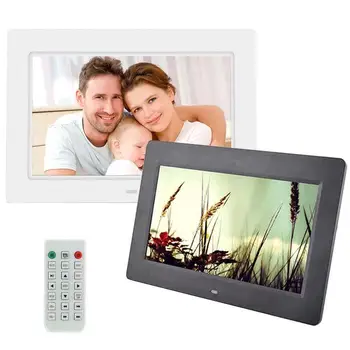 

10.1" TFT-LCD HD Digital Photo Frame Alarm MP3 MP4 Movie Player + Remote BLK