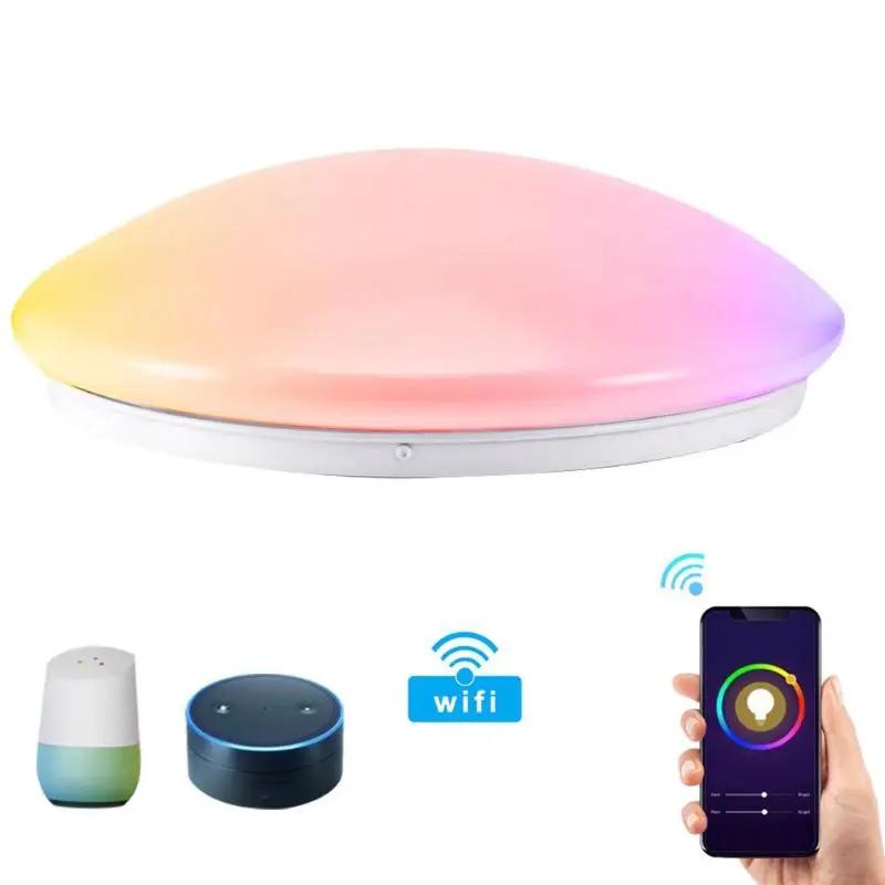 

Ceiling light WiFi Smart LED Ceiling Light App Control Works with Alexa Google Assistant Smart Home