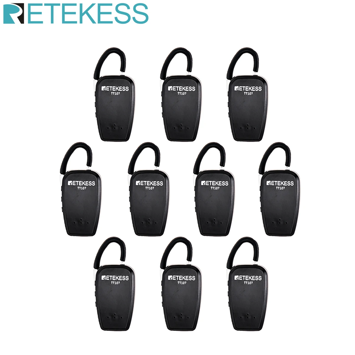 Профессиональный беспроводной приемник Retekess 10ps TT107 UHF для ушей система гида