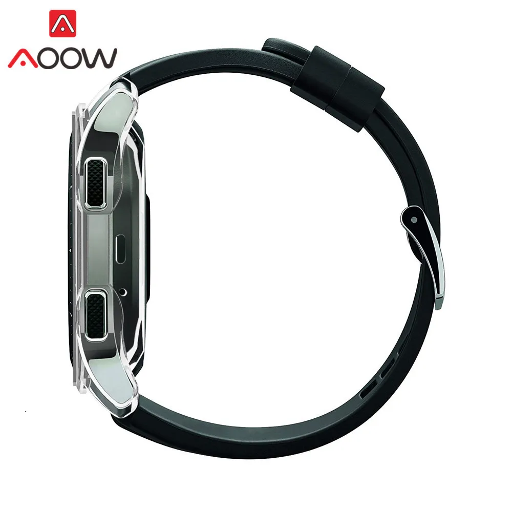 Мягкий ультра-тонкий ТПУ защитный чехол для samsung Galaxy Watch 42 мм 46 мм покрытие Защитная крышка оболочка ремешок для gear S3 Frontier