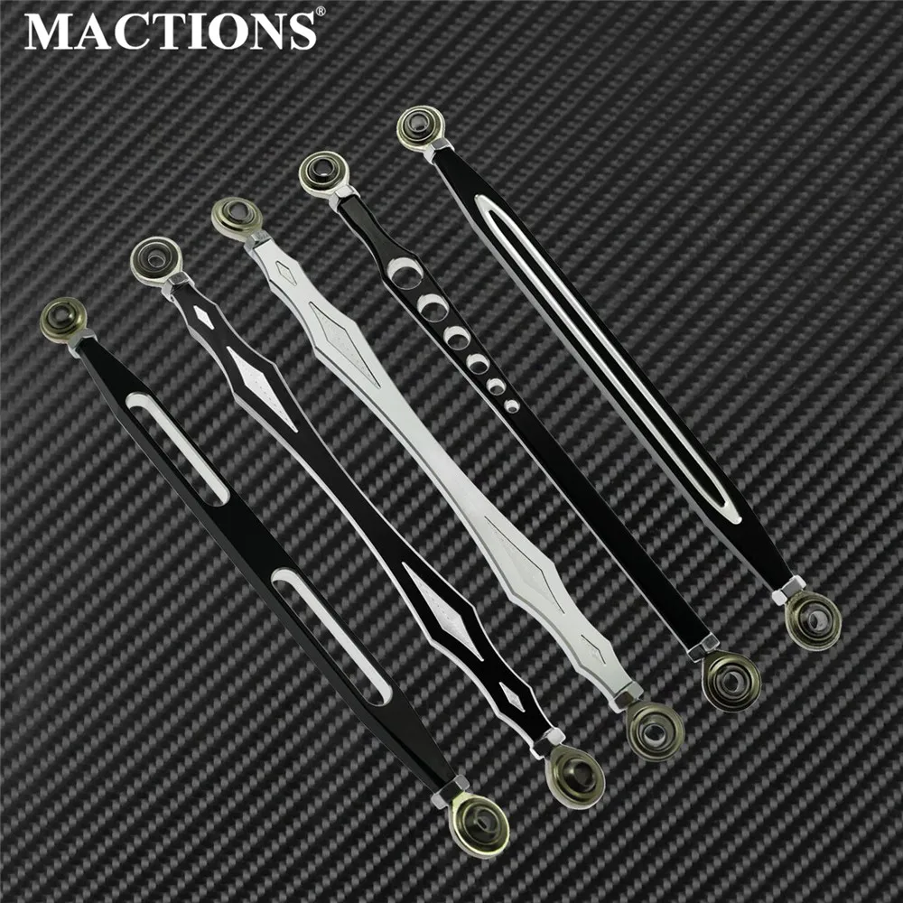

Motorcycle CNC Gear Shift Linkage Lever Aluminum 330mm Black/Chrome For Harley Touring Softail Dyna Electra Glide CVO Fat Boy